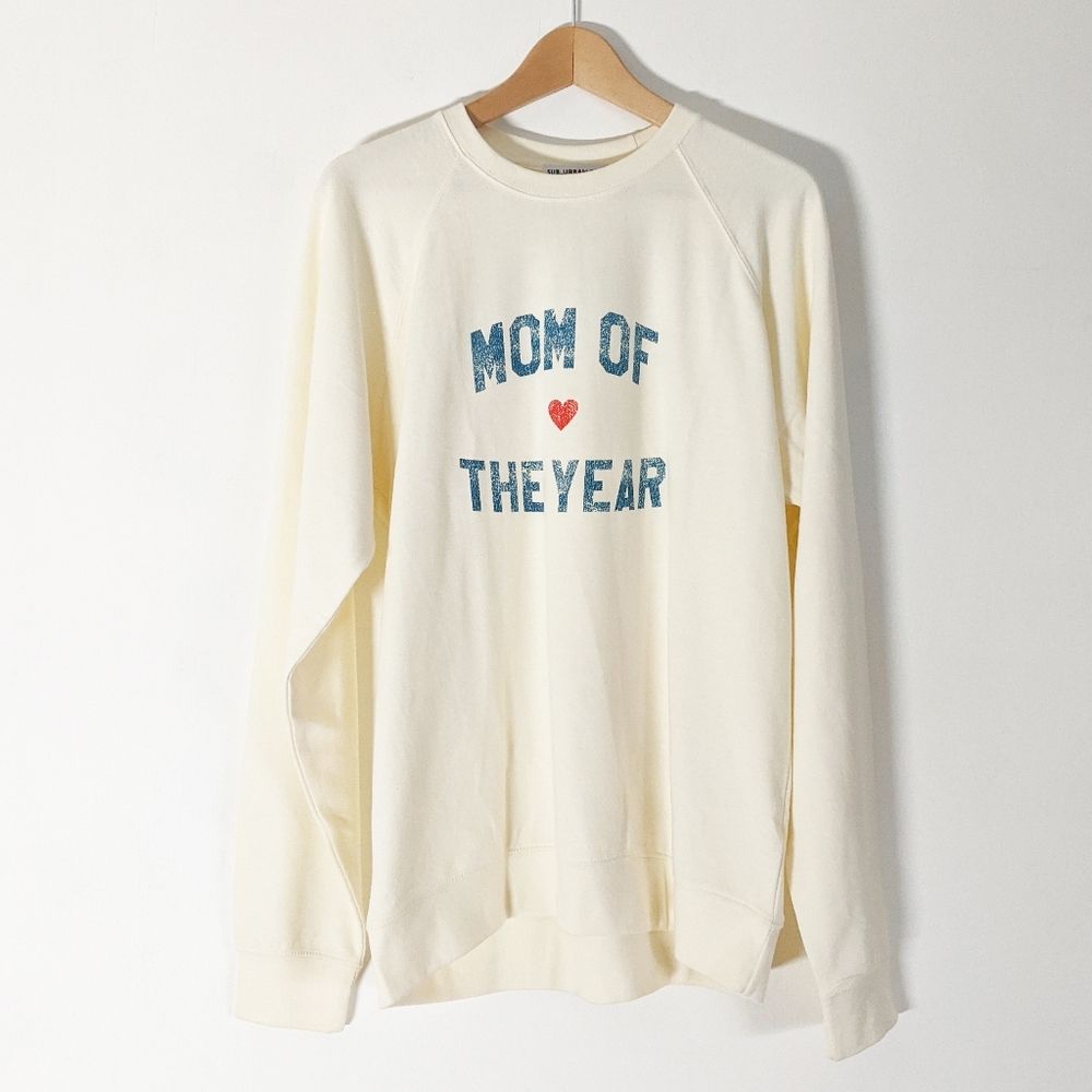 NWT SUB_URBAN RIOT Mom of the Year Crew Sweatshirt